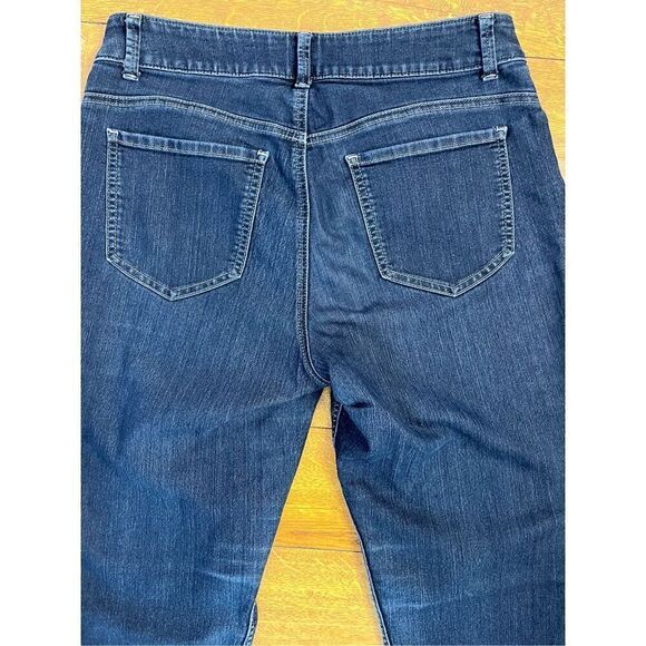 Riders by Lee Women's Size 10M Curvy Fit Midrise Skinny Blue Jeans - Picture 5 of 6